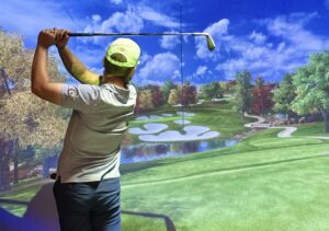 golf simulator leagues and punch cards are the best way to practice golf during the winter